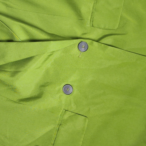MNG Mango green double breased lyocell long line blazer 10 - Picture 6 of 12